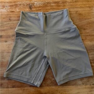 Aritzia High-Waisted Gray Shorts